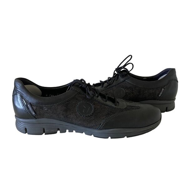 Mephisto Yael Black Leather Suede Trainers Comfort Shoes Women's EU 8 1/2  US 11 - Picture 9 of 9